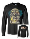 MR BUNGLE "COLOR CLOWN" MENS BLACK LONG SLEEVE